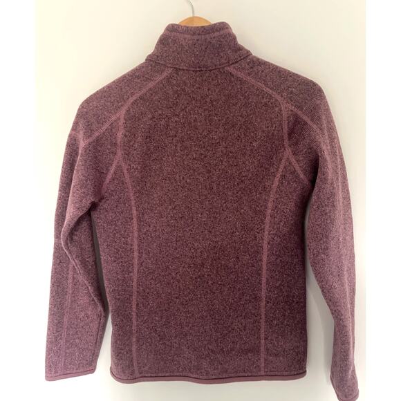 Patagonia Women's Better Sweater Quarter Zip in Mauve Small - Picture 4 of 5